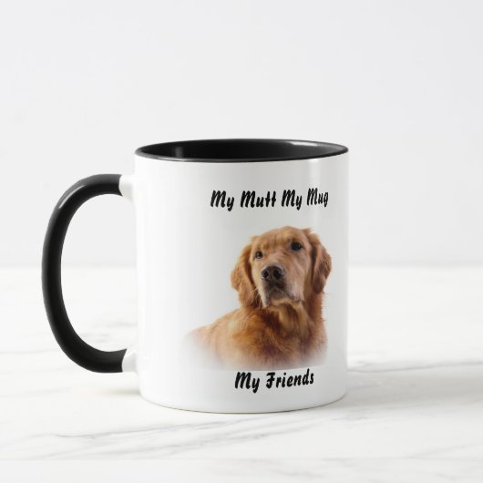 私の愛犬 私のマグカップ 私の友達 マグカップ (左)