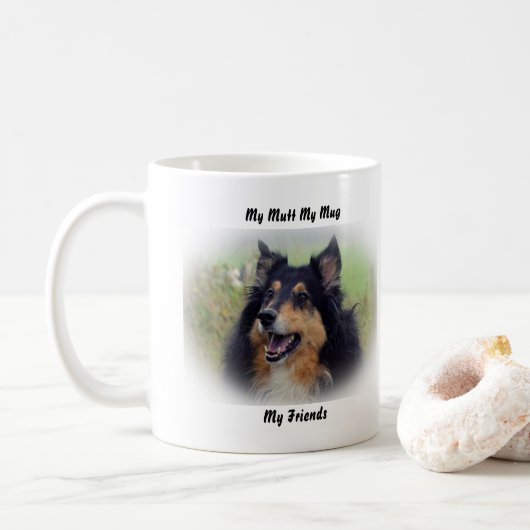 私の愛犬 私のマグ 私の友達 コーヒーマグカップ (ドーナツ)