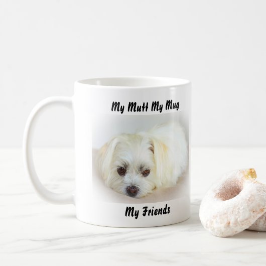 私の愛犬 私のマグ 私の友達 コーヒーマグカップ (ドーナツ)