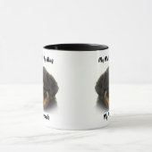 私の愛犬 私のマグ 私の友達 マグカップ (中央)