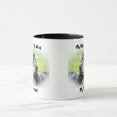 私の愛犬 私のマグ 私の友達 マグカップ (中央)