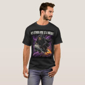 私の愛車はロケットです Tシャツ (正面フル)