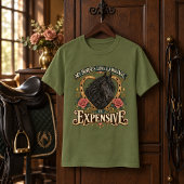 私の愛馬の愛情表現はお金がかかる Tシャツ