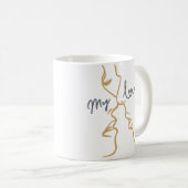 私の愛 コーヒーマグカップ (正面右)