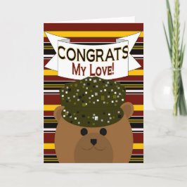 私の愛 – 陸軍兵士のおめでとう! カード