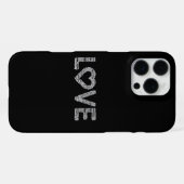 私の愛 iPhoneケース (裏面横)