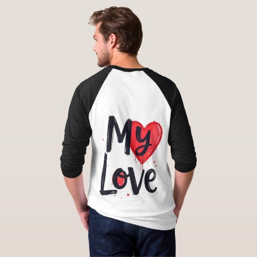 私の愛 Tシャツ (裏面フル)