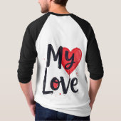 私の愛 Tシャツ (裏面)