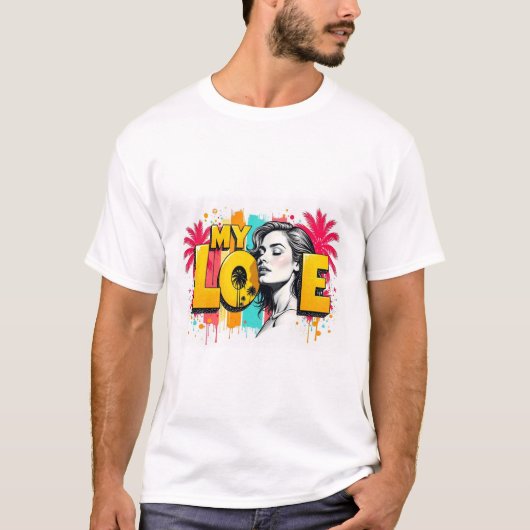 私の愛 Tシャツ (正面)