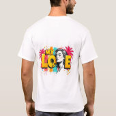 私の愛 Tシャツ (裏面)