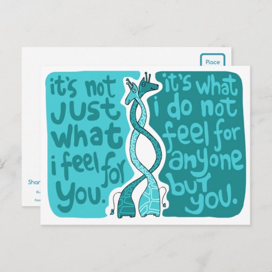 私の感じこと ポストカード (正面/裏面)