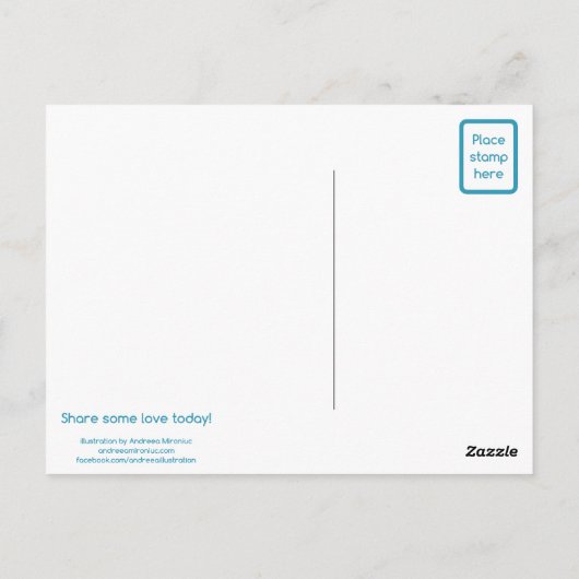 私の感じこと ポストカード (裏面)