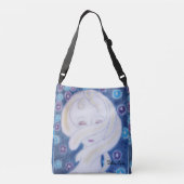 私の感じ宇宙はプリント中 クロスボディバッグ (裏面)