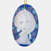 私の感じ宇宙楕円オーナメント セラミックオーナメント (左)