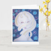 私の感じ宇宙 – グリーティングカード (黄色い花)