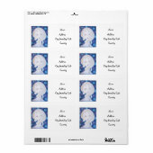 私の感じ宇宙 – 住所 シール (フルシート)