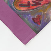 私の感じ美しいがんエンジェルケモフリースブランケット フリースブランケット (角)