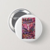 私の感じ美しいピンクがん天使 缶バッジ (正面&裏面)