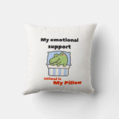 私の感情支持枕 クッション (裏面)