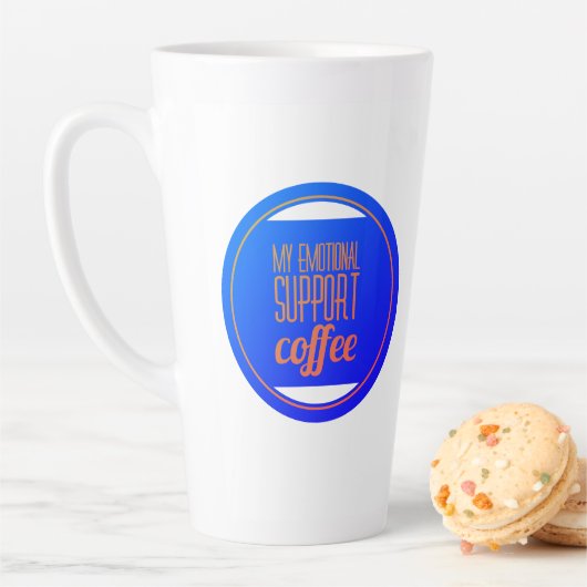 私の感情的なサポートコーヒー カフェラテマグ (インサイチュ)