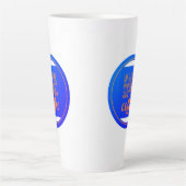 私の感情的なサポートコーヒー カフェラテマグ (正面)