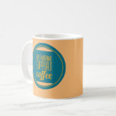 私の感情的なサポートコーヒー コーヒーマグカップ (正面左)