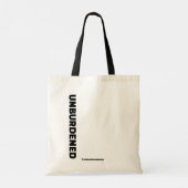 私の感情的な荷物を除くすべての負担を負わない トートバッグ (裏面)