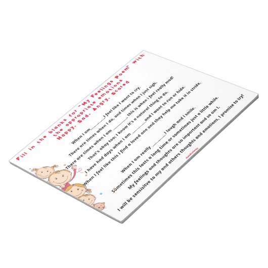 私の感覚の詩が埋ま空白のる ノートパッド (アングル)