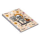 私の感覚は文字通り死んでいる スプークタキュラーに楽しいハロウィン ノートブック (右側)