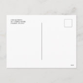 私の感覚をマスクおもしろいできないバレンタインデー シーズンポストカード (裏面)