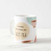 私の感謝していお茶のマ最高のグでかわいい コーヒーマグカップ (正面左)
