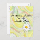 私の感謝していナースに特お気に入りの別 ポストカード (正面/裏面)