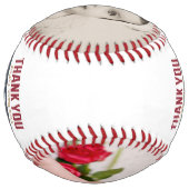 私の感謝していパパのために – 父の日パーソナライズされた ソフトボール (裏面)