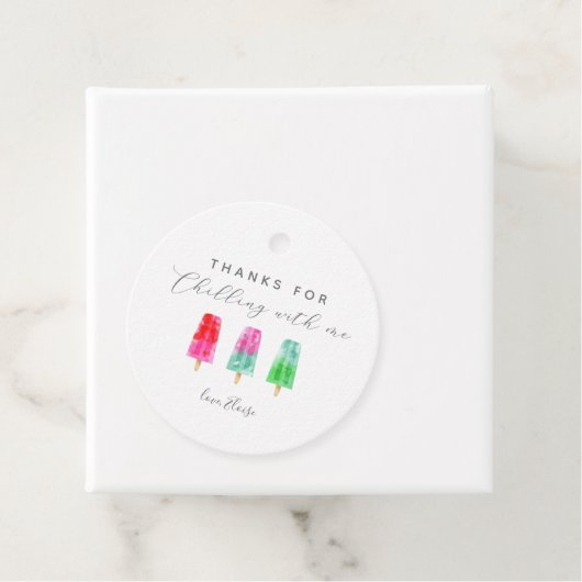 私の感謝していポピュシクル誕生日で冷やすために フェイバータグ (インサイチュ)