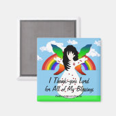 私の感謝してい全ての恵みの主 マグネット (正面/裏面)