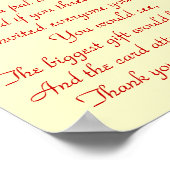 私の感謝してい友だちのために – プリント (角)