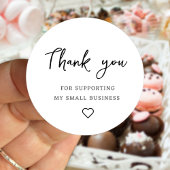 私の感謝してい小さなビジネスをサポートするために、ステッカー ラウンドシール