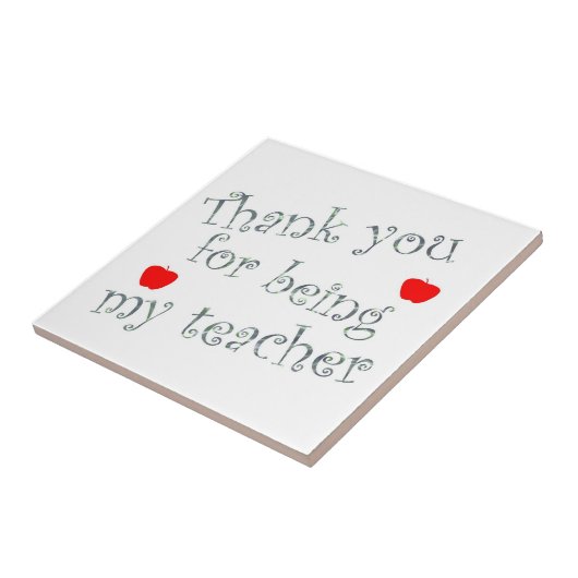 私の感謝の気持ちをありがとう先生 タイル (側面)