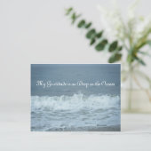 私の感謝は深いと海だ！サンキュー ポストカード (スタンド正面)