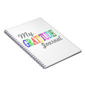 私の感謝ジャーナル ノートブック (右側)