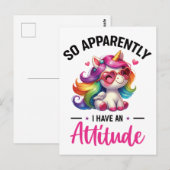 私の態度は甘い ポストカード (正面/裏面)