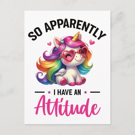 私の態度は甘い ポストカード (正面)