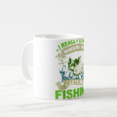 私の態度は頭の回転するパパから素晴らし得る コーヒーマグカップ (正面左)