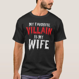 私の憧れの悪役は妻 夫のコスチューム Tシャツ