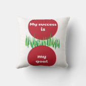 私の成功は私のゴールEN クッション (裏面)