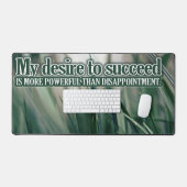 「私の成功への欲求」モチベーション肯定 デスクマット (キーボード&マウス)