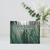 「私の成功への欲求」モチベーション肯定 ポストカード (スタンド正面)