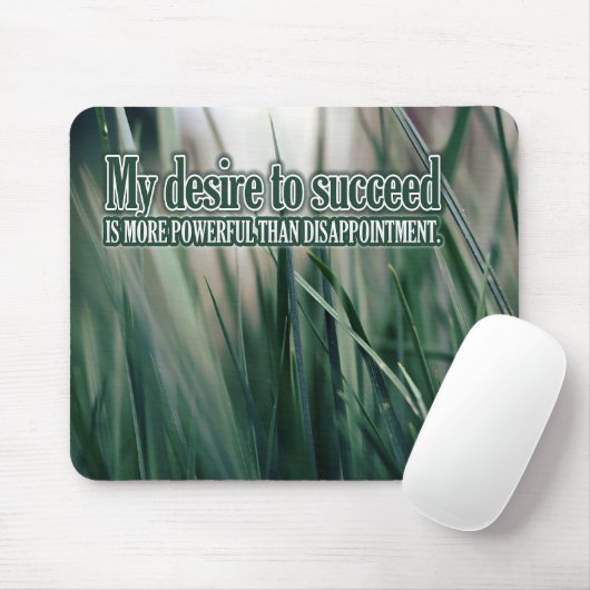 「私の成功への欲求」モチベーション肯定 マウスパッド (マウス)