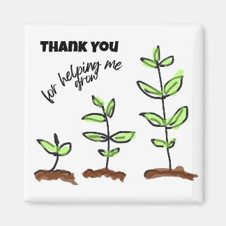 私の成長に救済感謝先生 マグネット