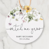 私の成長を見て ワイルドフラワー 花 ラベンダー 紫 フェイバータグ (正面)